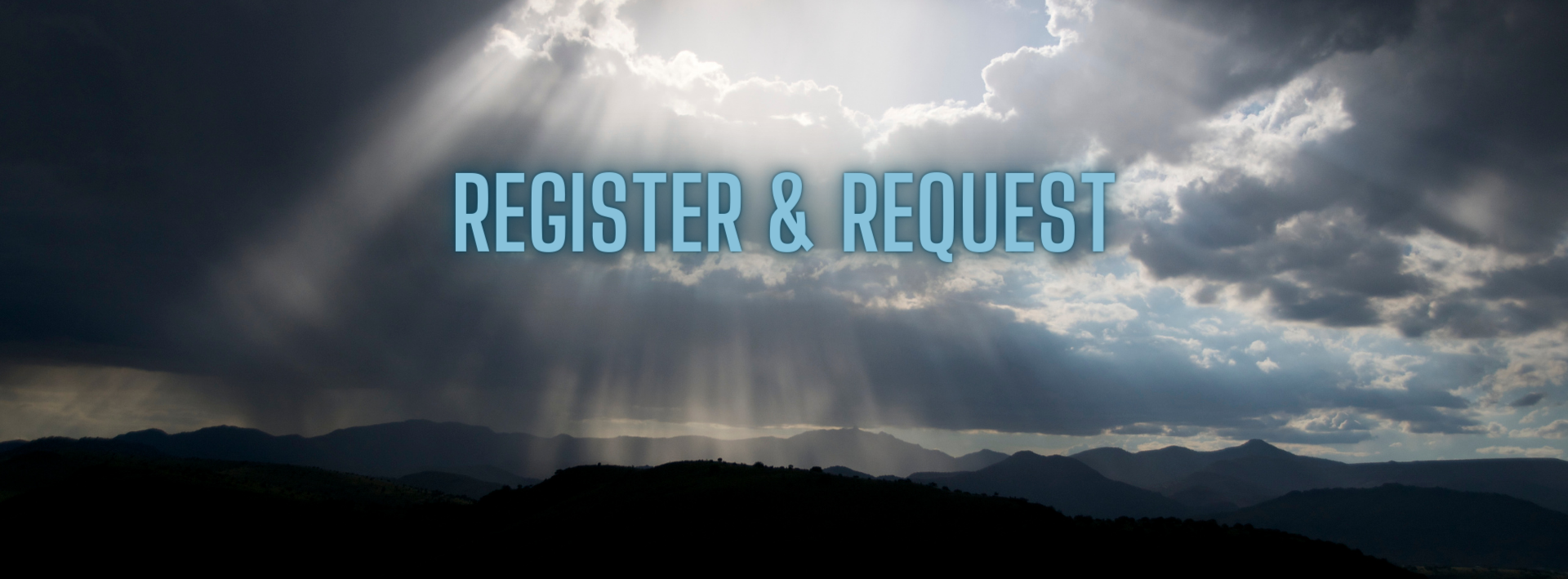 Registration Form with Cloud Background